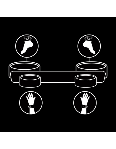 Fetish Submissive - Barra Separadora Bondage con Neopreno | Juegos BDSM Avanzados