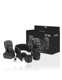 Set de Ataduras Master con 4 Esposas de Neopreno para BDSM