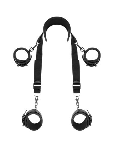 Set de Ataduras Master con 4 Esposas de Neopreno para BDSM