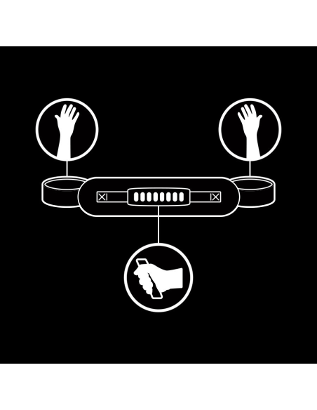 Fetish Submissive: Esposas de Cuero Vegano con Tirador y Forro de Neopreno para Juegos BDSM