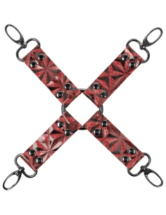 BEGME - RED EDITION HOG TIE CUERO VEGANO | Accesorio Perfecto para Juegos de Bondage y BDSM