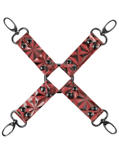 BEGME - RED EDITION HOG TIE CUERO VEGANO | Accesorio Perfecto para Juegos de Bondage y BDSM