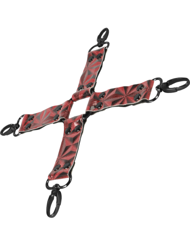 BEGME - RED EDITION HOG TIE CUERO VEGANO | Accesorio Perfecto para Juegos de Bondage y BDSM