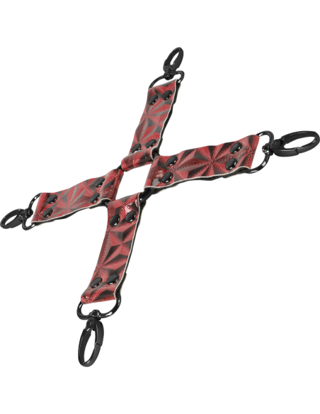 BEGME - RED EDITION HOG TIE CUERO VEGANO | Accesorio Perfecto para Juegos de Bondage y BDSM