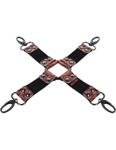 BEGME - RED EDITION HOG TIE CUERO VEGANO | Accesorio Perfecto para Juegos de Bondage y BDSM