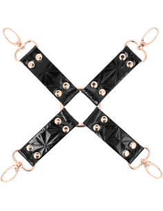 BEGME - BLACK EDITION HOG TIE CUERO VEGANO | Accesorio Perfecto para Juegos de Bondage y S&M