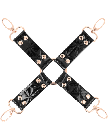 BEGME - BLACK EDITION HOG TIE CUERO VEGANO | Accesorio Perfecto para Juegos de Bondage y S&M