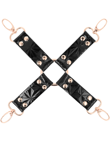 BEGME - BLACK EDITION HOG TIE CUERO VEGANO | Accesorio Perfecto para Juegos de Bondage y S&M