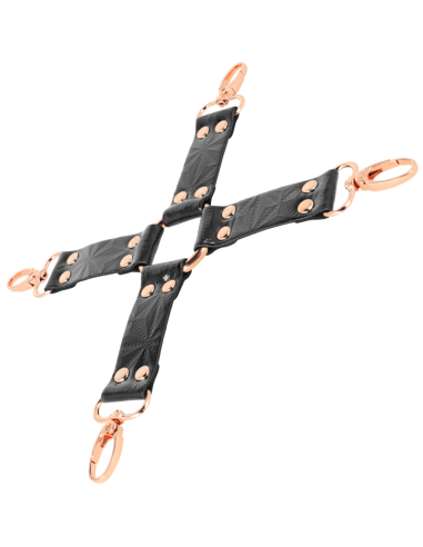 BEGME - BLACK EDITION HOG TIE CUERO VEGANO | Accesorio Perfecto para Juegos de Bondage y S&M