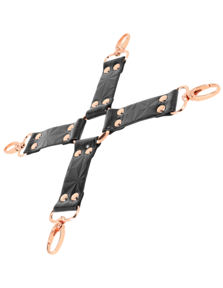 BEGME - BLACK EDITION HOG TIE CUERO VEGANO | Accesorio Perfecto para Juegos de Bondage y S&M