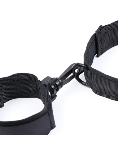 Ohmama Fetish: Esposas y Collar de Nylon para Placer y Excitación