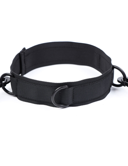 Ohmama Fetish: Esposas y Collar de Nylon para Placer y Excitación