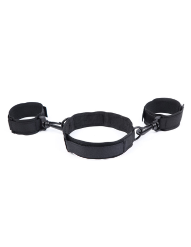 Ohmama Fetish: Esposas y Collar de Nylon para Placer y Excitación