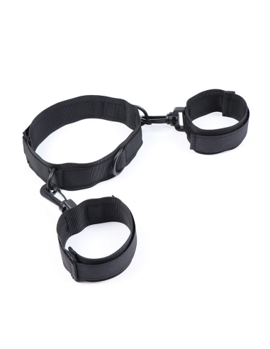 Ohmama Fetish: Esposas y Collar de Nylon para Placer y Excitación
