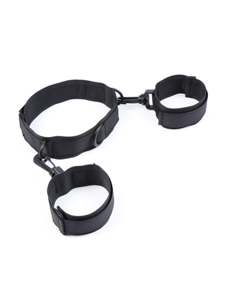 Ohmama Fetish: Esposas y Collar de Nylon para Placer y Excitación