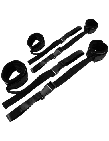 Esposas de Restricción Ohmama Fetish - Nylon y Velcro para Juegos de Placer Adulto