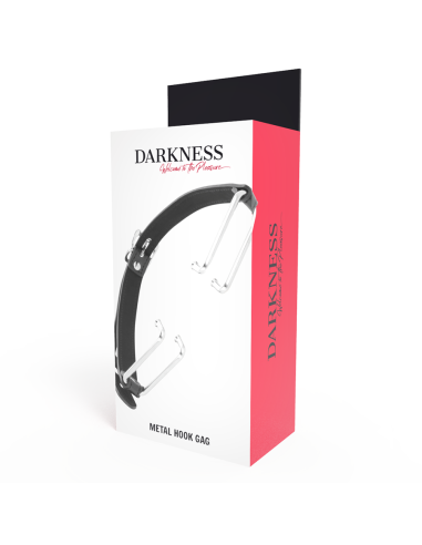 Darkness - Mordaza con Gancho Negro para Juegos Fetish y BDSM