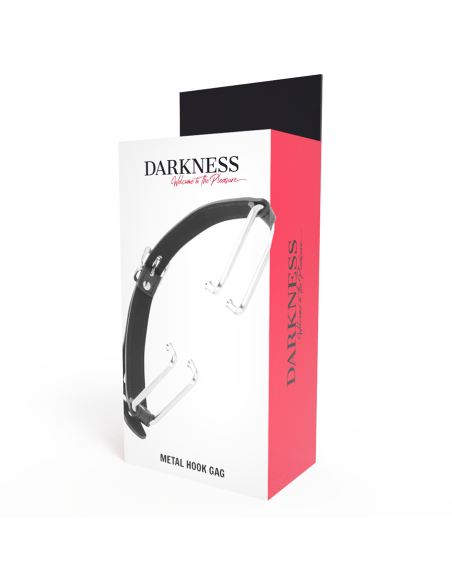 Darkness - Mordaza con Gancho Negro para Juegos Fetish y BDSM