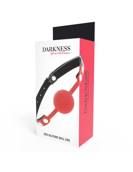 DARKNESS - Mordaza Silicona Rojo | SexPlace.MX