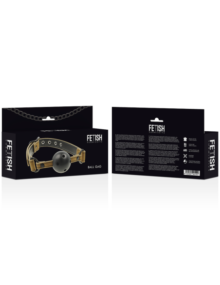 Mordaza Transpirable Fetish Submissive Origen - Perfecta para Juegos BDSM | Cuero Vegano y Ajustable