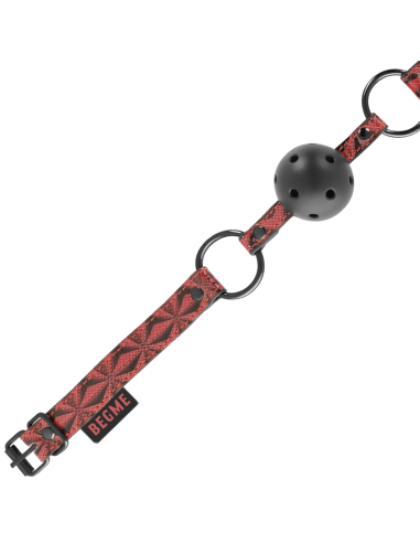 BEGME - Red Edition Mordaza Cuero Vegano para BDSM | Seguridad y Comodidad en tus Juegos
