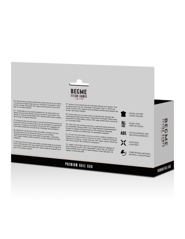 BEGME - Red Edition Mordaza Cuero Vegano para BDSM | Seguridad y Comodidad en tus Juegos