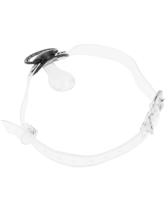 OHMAMA FETISH - Mordaza Chupete Transparente para Placer y Excitación | Juguetes de Alta Calidad