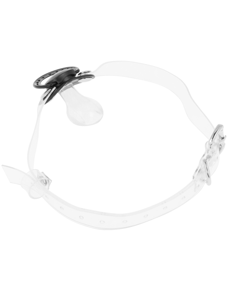 OHMAMA FETISH - Mordaza Chupete Transparente para Placer y Excitación | Juguetes de Alta Calidad