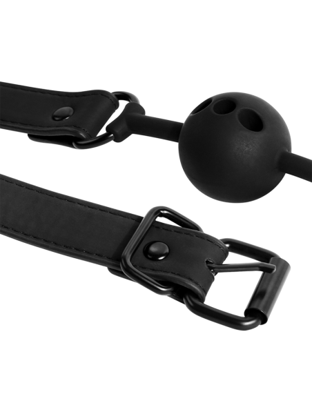 Mordaza de Bola Transpirable de Silicona - FETISH SUBMISSIVE para Juegos de Dominación y Sumisión