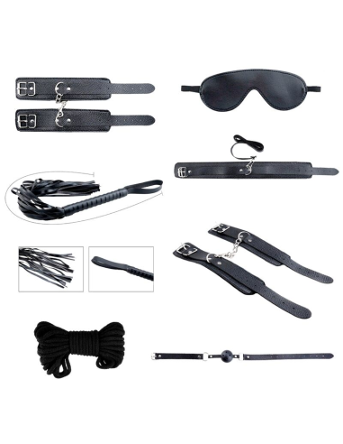 ALIVE - SECRET DESIRES KIT 7 PIEZAS BDSM NEGRO | SexPlace.MX