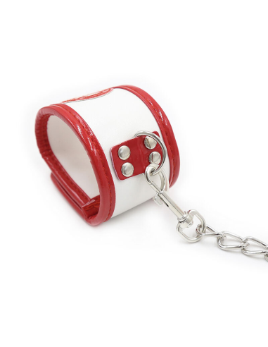 OHMAMA FETISH - Mini Set 3 Piezas Enfermera: Esposas y Antifaz para Placer y Diversión