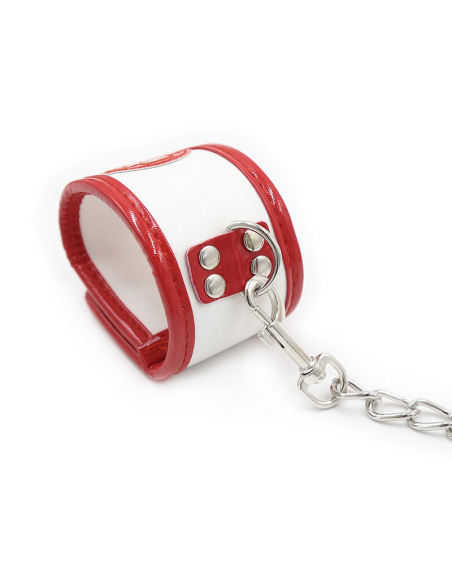 OHMAMA FETISH - Mini Set 3 Piezas Enfermera: Esposas y Antifaz para Placer y Diversión