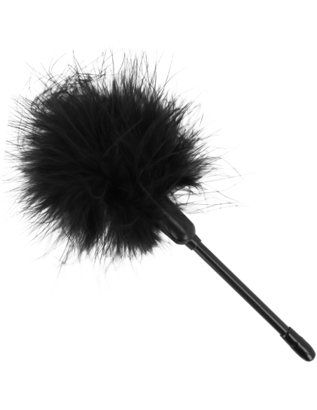 INTENSE - Set Erótico Fetish: Esposas, Antifaz y Plumero de Cuero Vegano para Placer y Sensualidad