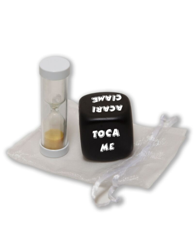 Diablo Picante - Dado de Acción con Reloj de Arena para Juegos Eróticos y Diversión en Pareja