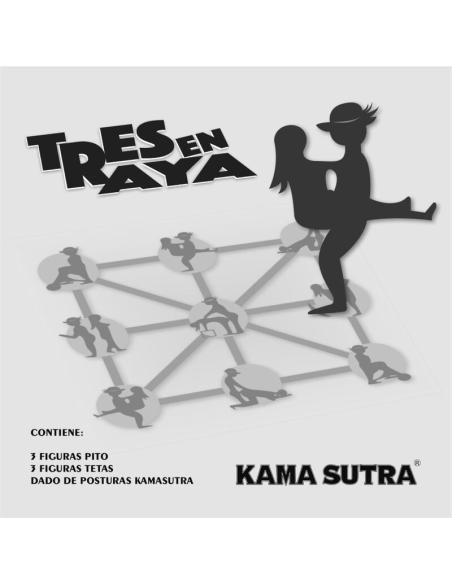 Diablo Picante - Juego Tres en Raya Kamasutra: Diversión Erótica para Celebraciones