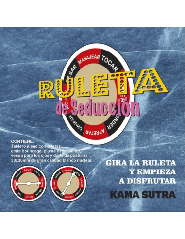DIABLO PICANTE - Ruleta de la Seducción: Juego Kamasutra para Celebraciones Eróticas