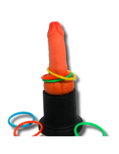 DIABLO PICANTE - JUEGO TROFEO DEL PENE Y ANILLAS | Diversión Erótica para Celebraciones