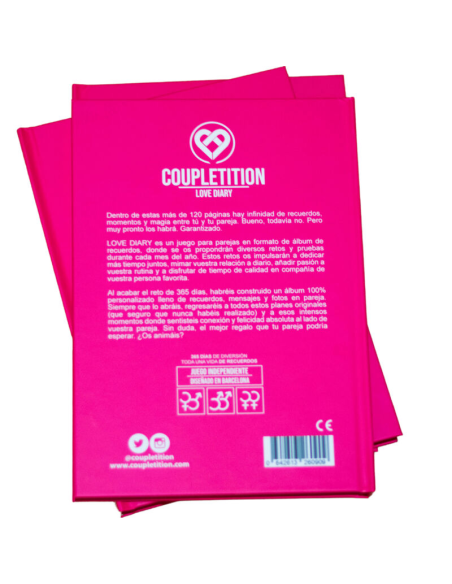 COUPLETITION - Love Diary: Álbum de Recuerdos & Deseos para Parejas | Retiros, Juegos y Momentos Inolvidables