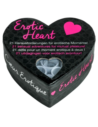 Tease & Please - Juego Erotic Heart: 21 Retos para Intimidad y Placer en Pareja