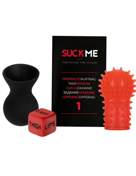 Tease & Please - Suck Me | Juego Erótico para Parejas, Explora Nuevas Sensaciones y Placer