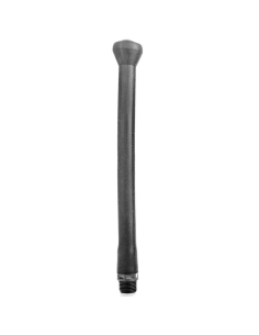 ALL BLACK - DUCHA ANAL SILICONA SISTEMA STOPPER 27 CM