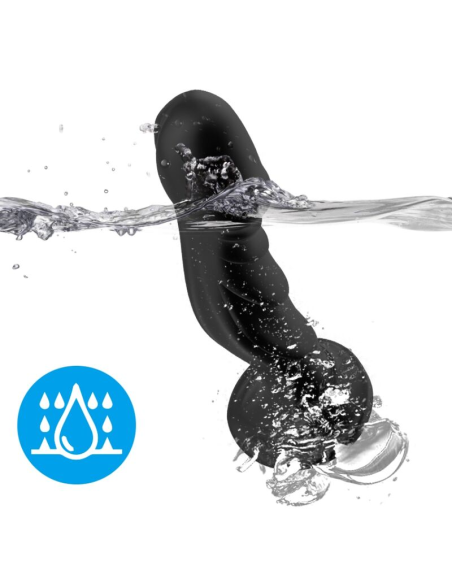 ARMONY - Dildo Vibrador & Plug Anal Control Remoto Negro | Placer Versátil y Estimulante