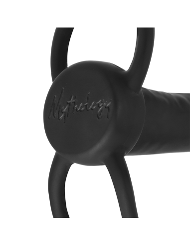 Dildo Anal de Lujo COBI-ONYX - Arnes para Doble Penetración en Silicona | MYTHOLOGY