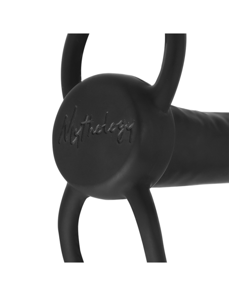 Dildo Anal de Lujo COBI-ONYX - Arnes para Doble Penetración en Silicona | MYTHOLOGY