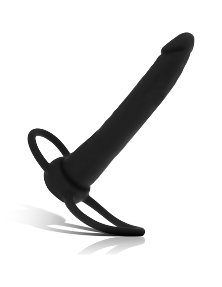 Dildo Anal de Lujo COBI-ONYX - Arnes para Doble Penetración en Silicona | MYTHOLOGY