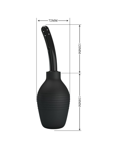 MR PLAY Ducha Anal BLKC Super Power Negro - Higiene Anal Premium y Seguro