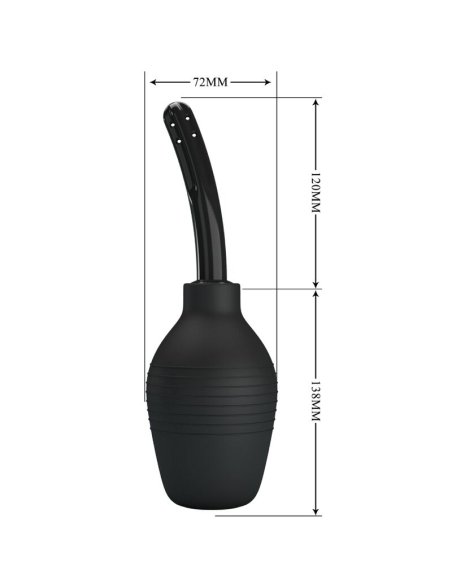 MR PLAY Ducha Anal BLKC Super Power Negro - Higiene Anal Premium y Seguro