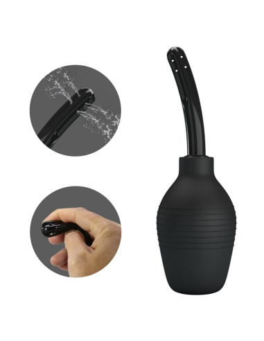 MR PLAY Ducha Anal BLKC Super Power Negro - Higiene Anal Premium y Seguro