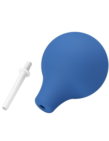 MR PLAY Ducha Anal Blue Super Power Azul - Limpieza Segura y Placentera para Sexo Anal