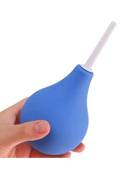MR PLAY Ducha Anal Blue Super Power Azul - Limpieza Segura y Placentera para Sexo Anal